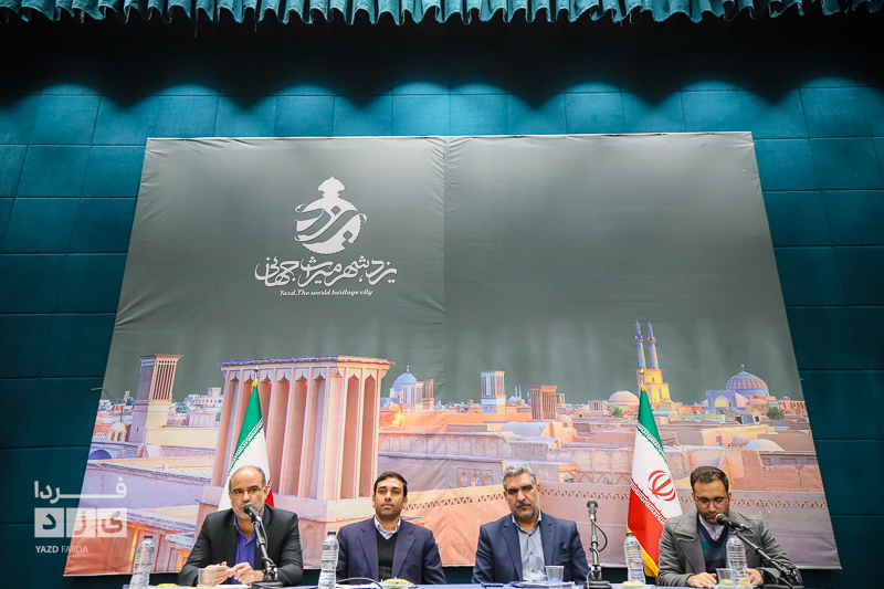 نشست خبری فرمانداران شهرستان های تفت، مهریز و میبد