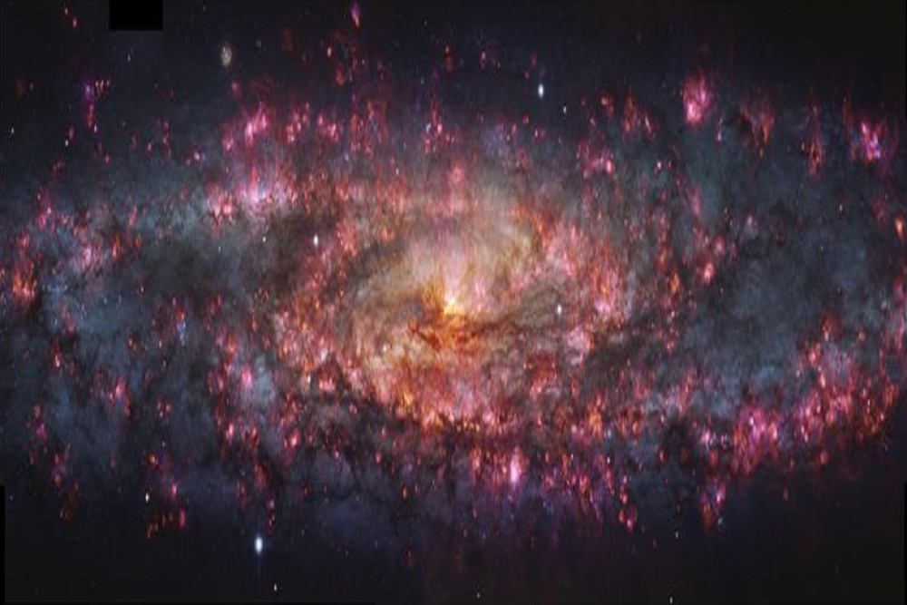 ثبت تصویری رنگارنگ از کهکشانی دوردست