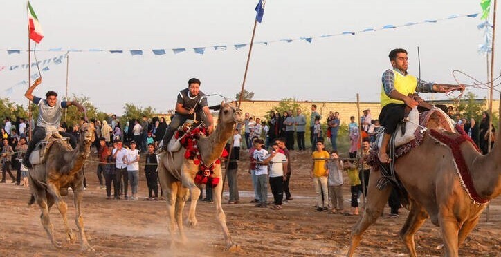 برگزاری مسابقات کورس شتر سواری قهرمانی استان یزد