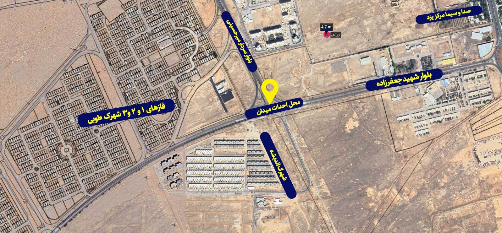 ساماندهی بلوار شهید جعفرزاده با احداث میدان