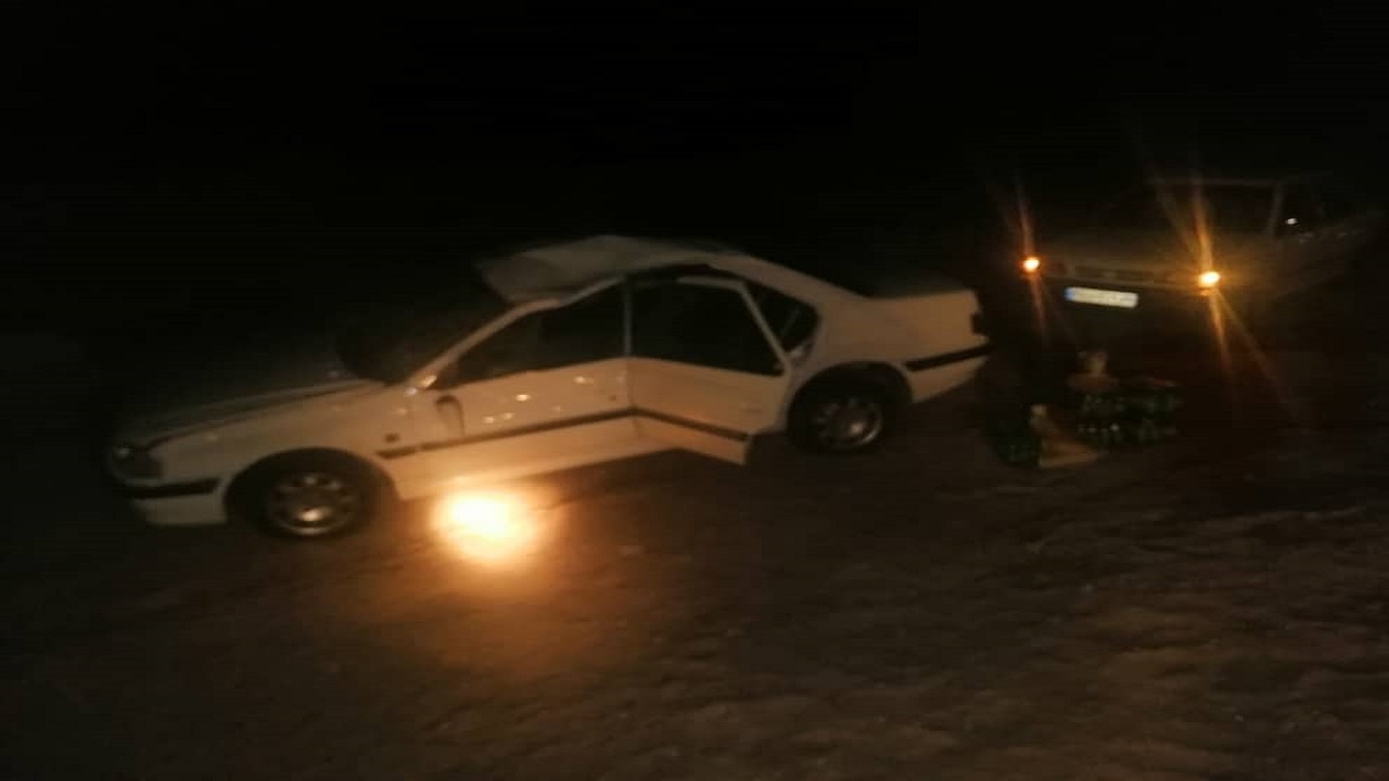 واژگونی پژو پارس یک مصدوم بر جای گذاشت