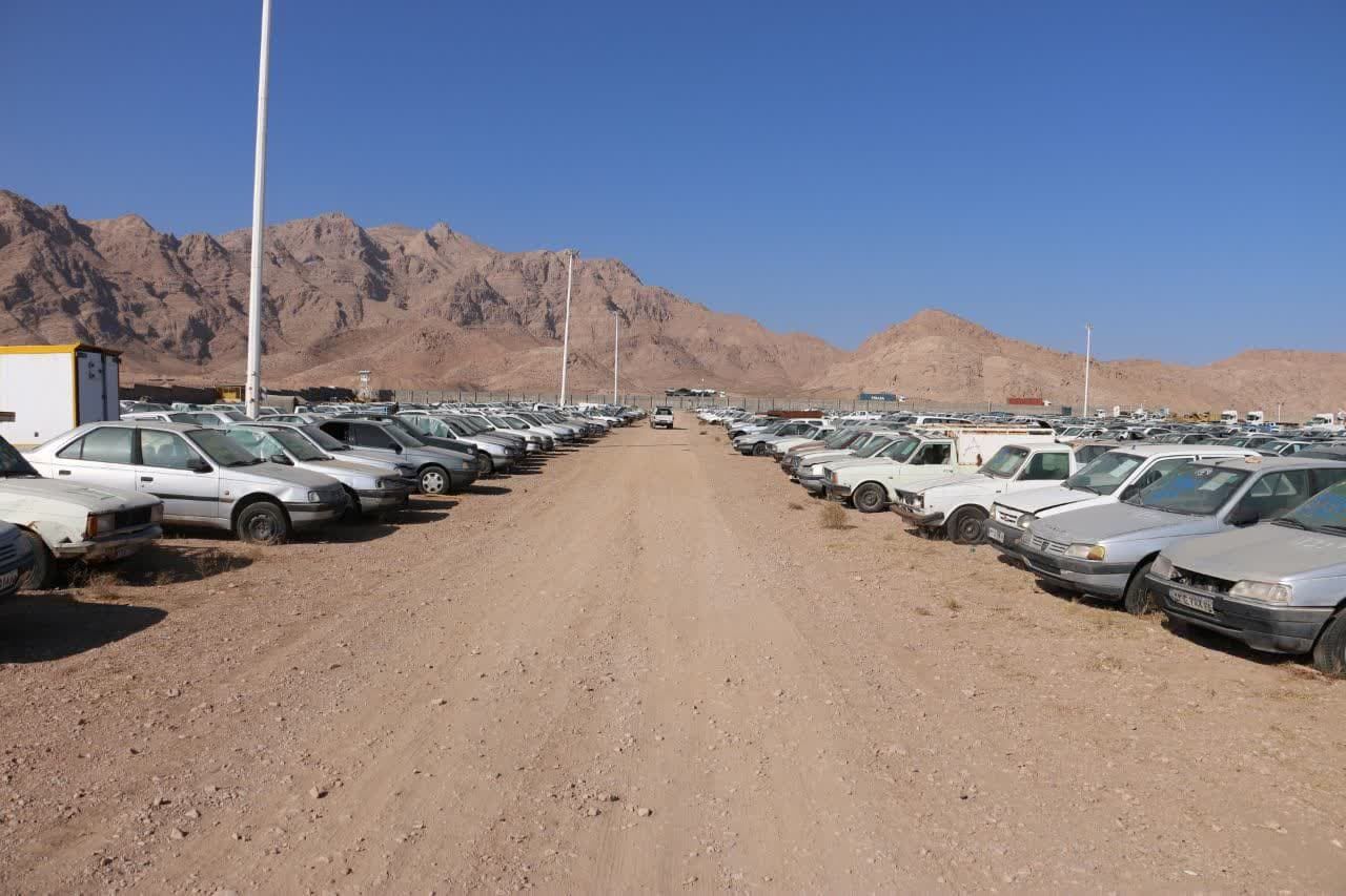 آغاز مزایده جدید خودروهای توقیفی جرائم مواد مخدر در کرمان