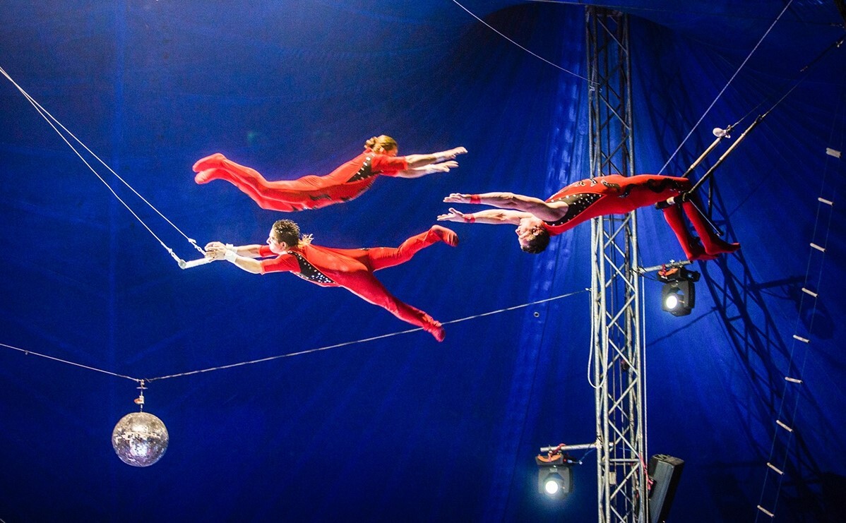 نمایش بهترین سیرک بازان جهان در یزد