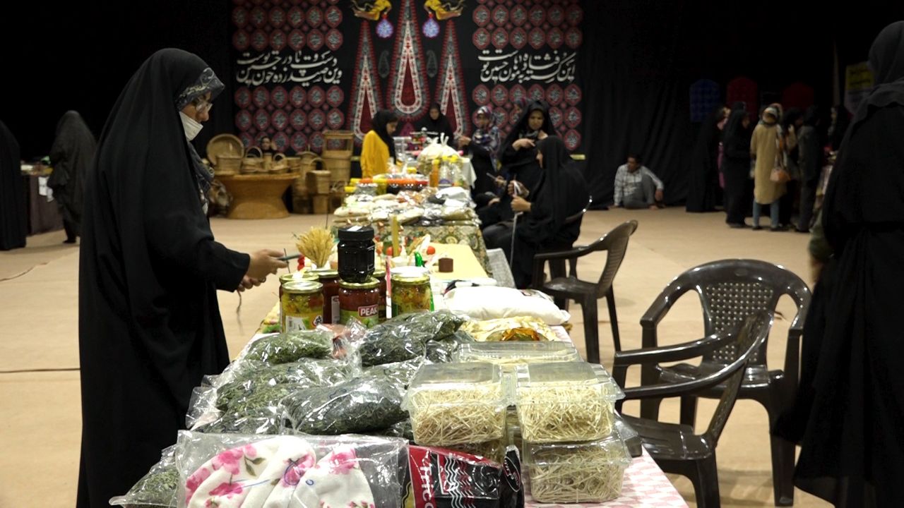برپایی نمایشگاه عرضه محصولات مشاغل خانگی در بافق