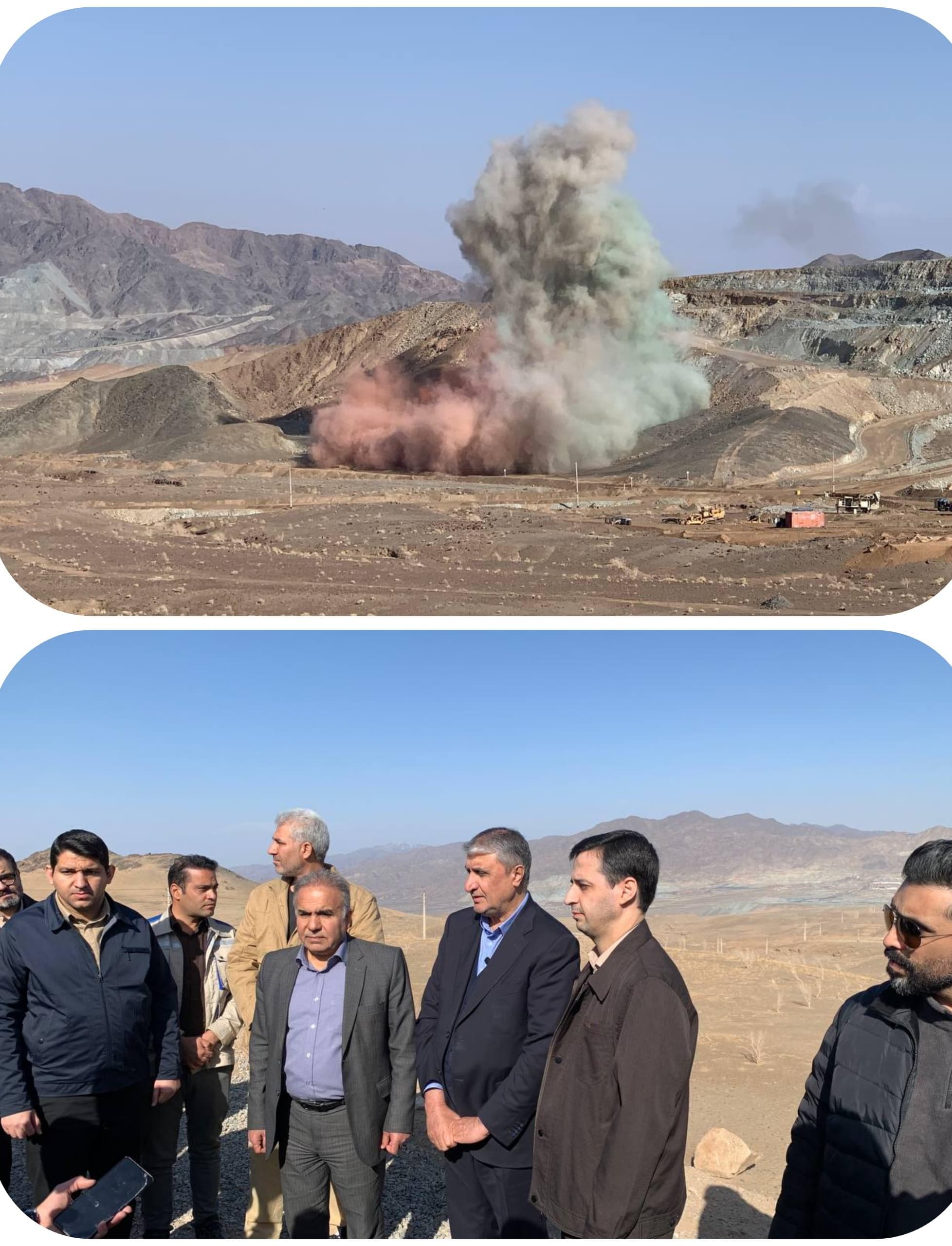 با حضور معاون رئیس جمهور و مدیرعامل چادرملو معدن آنومالی ۱۰ به بهره‌برداری رسید