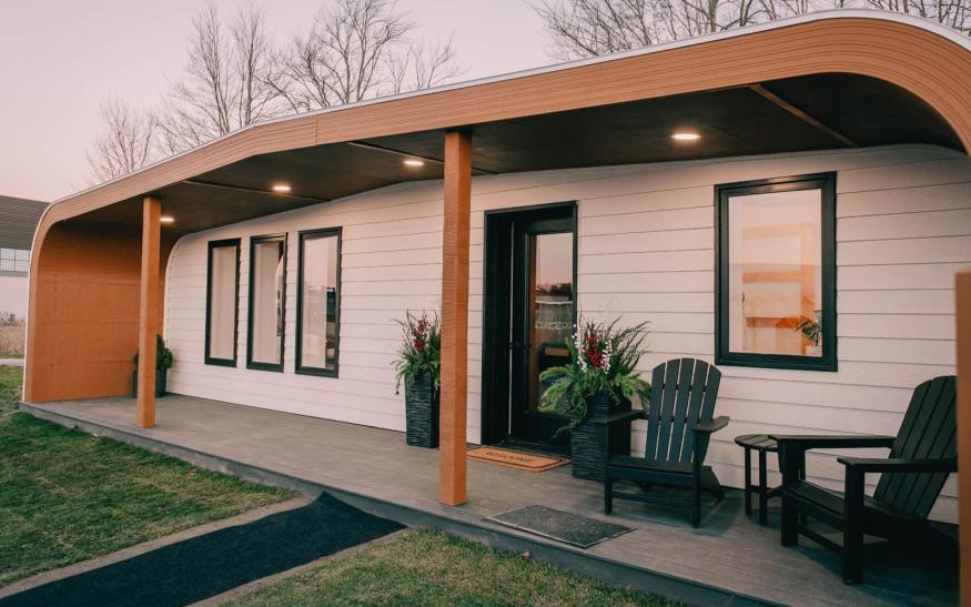 مسکن ارزان و قابل بازیافت با کمک پرینتر سه بعدی ساخته شد