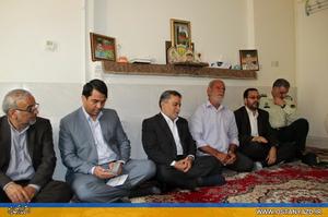 ديدار استاندار يزد با خانواده هاي شهدا و جانبازان مبارزه با مواد مخدر استان 