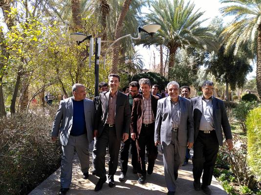 بازدید مهندس طلائی مقدم معاون استاندار و فرماندار ویژه شهرستان ازباغ گلشن