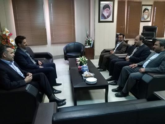 دیدار مهندس عربی معاون گردشگری میراث فرهنگی خراسان جنوبی با  فرماندار طبس