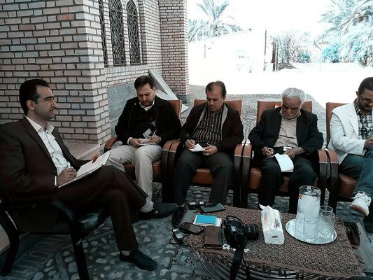 نشست اصحاب رسانه با بهبهانی مدیریت میراث فرهنگی در موزه مردم شناسی و بازدید از موزه مردم شناسی طبس