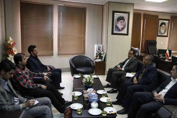 دیداری مدیر کل کتابخانه های عمومی استان با معاون استاندار و فرماندار ویژه شهرستان طبس