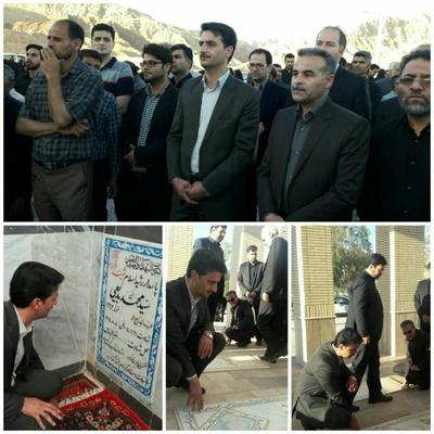 مهندس طلائی و حضور در ازمیغان وی به مقام والای شهدای روستای ازمیغان ادای احترام کرد