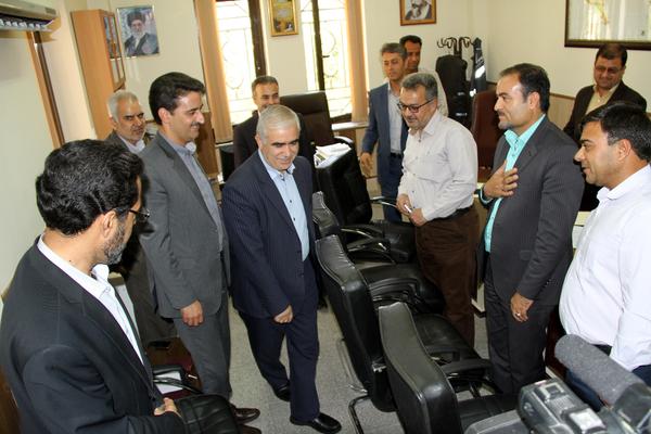 بازدید و دیدار مهندس پرویزی  استاندار محترم خراسان جنوبی  از فرمانداری ویژه شهرستان طبس