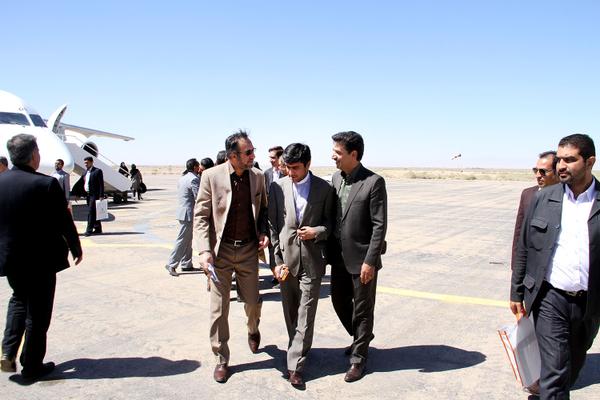 استقبال فرماندار ویژه طبس از رئیس سازمان نوسازی ،توسعه و تجهیز مدارس کشور