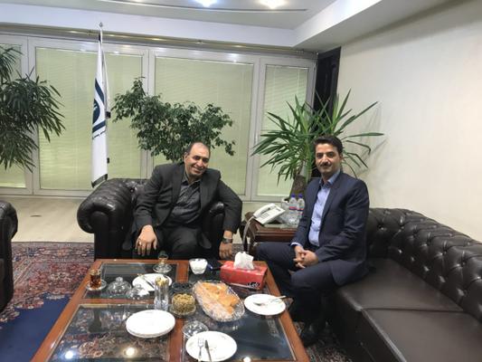 ديدار و جلسه سید مهدی طلائی مقدم معاون استاندار و فرماندار ویژه شهرستان طبس با محمد جواد عسكری مديرعامل صندوق حمايت و بازنشستگي فولادكشور