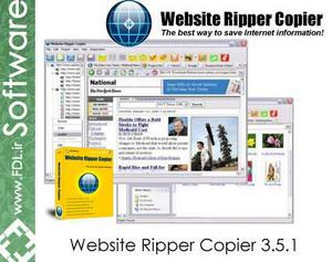 Website Ripper Copier 3.5.1 - نرم افزار دریافت کامل و سریع یک سایت Website Ripper Copier 3.5.1 - نرم افزار دریافت کامل و سریع یک سایت