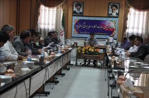 برگزاري سومين دوره جلسه ستاد صيانت از حريم امنيت عمومي وحقوق شهروندي در شهرستان خاتم 