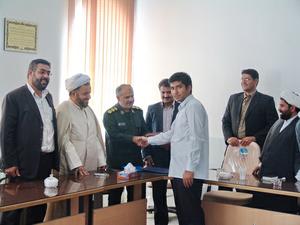 معارفه مسئول بسیج دانشجویی دانشگاه آزاد اسلامی بافق