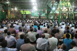 گزارش تصویری سخنرانی حجت السلاام والمسلیمین دانشمند در حسینه سفلی بافق