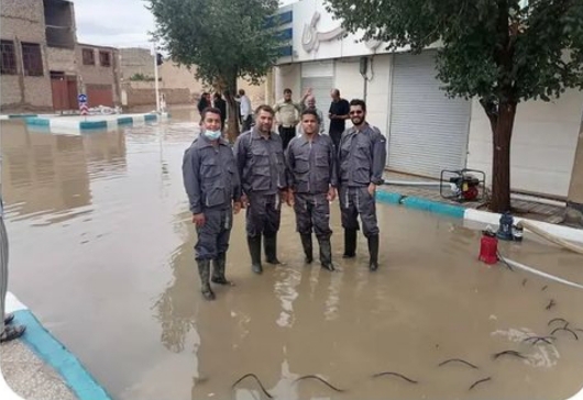 اعزام اکیپ امدادی آبفا شهرستان طبس به یزد